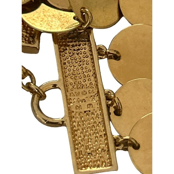 Vintage Avon Bundle Gold Disc Bracelet Silver Pearl Bangle 4 items - Picture 5 of 14